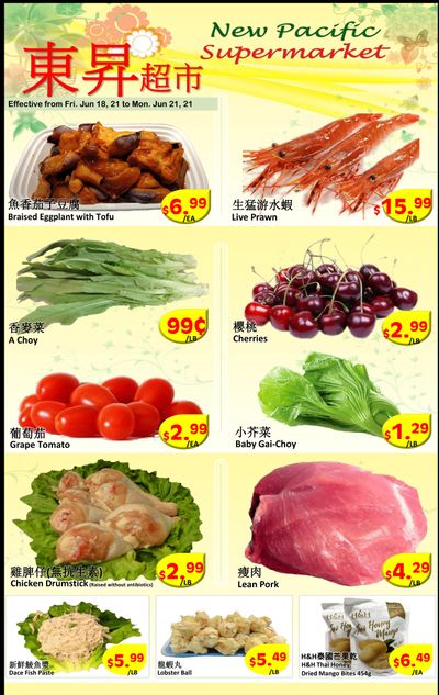 New Pacific Supermarket Flyer June 18 to 21