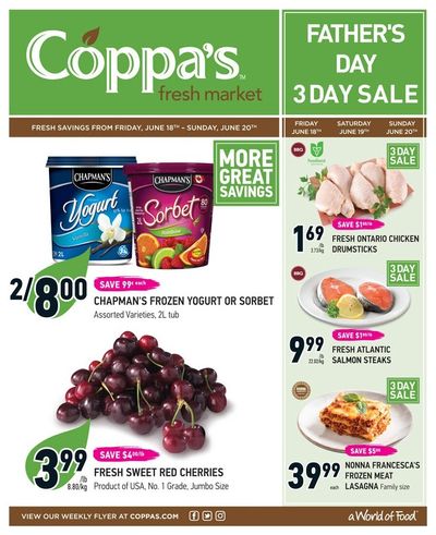 Coppa's Fresh Market Father's Day 3-Day Sale Flyer June 18 to 20