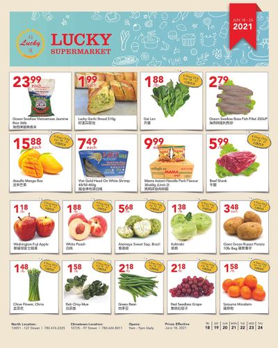 Lucky Supermarket (Edmonton) Flyer June 18 to 24