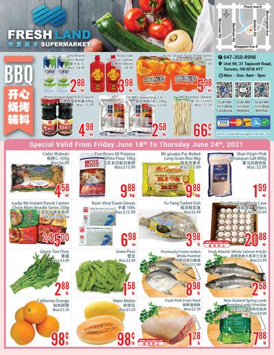 FreshLand Supermarket Flyer June 18 to 24