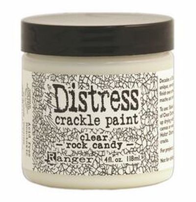 Tim Holtz Distress Crackle Paint 4 oz Jar, Clear Rock Candy $10.05 (Reg $18.17)