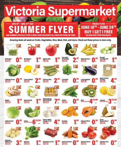 Victoria Supermarket Flyer June 18 to 24