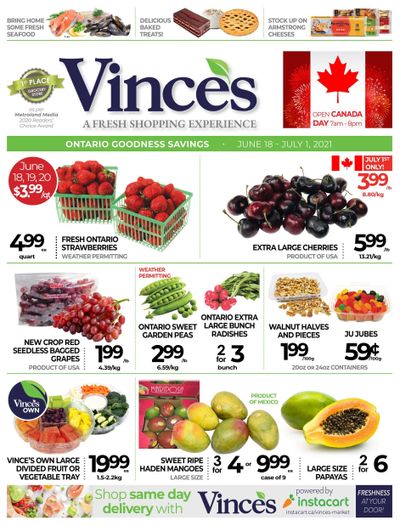 Vince's Market Flyer June 18 to July 1