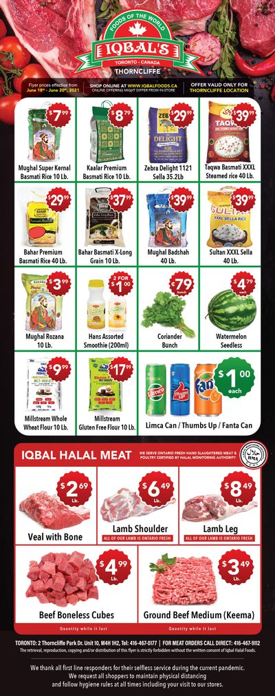 Iqbal Foods Flyer June 18 to 20
