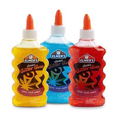 Elmer's Classic Glitter Glue, 6 Ounces, Assorted Primary Colors, Set of 3 - E317 $10.25 (Reg $15.03)