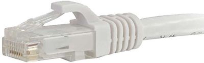 C2G 27163 Cat6 Cable - Snagless Unshielded Ethernet Network Patch Cable, White (10 Feet, 3.04 Meters) $5.68 (Reg $13.23)