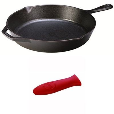 Lodge 12-Inch Logic Pre-Seasoned Skillet with Lodge Silicone Hot Handle Holder (Red) $48.94 (Reg $61.97) Lodge 12-Inch Logic Pre-Seasoned Skillet with Lodge Silicone Hot Handle Holder (Red) $48.94 (Reg $61.97)