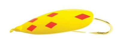 Johnson Silver Minnow Spoon Hard Bait, 2.75-Inch.75-Ounce, Five of Diamonds $6.72 (Reg $16.85)