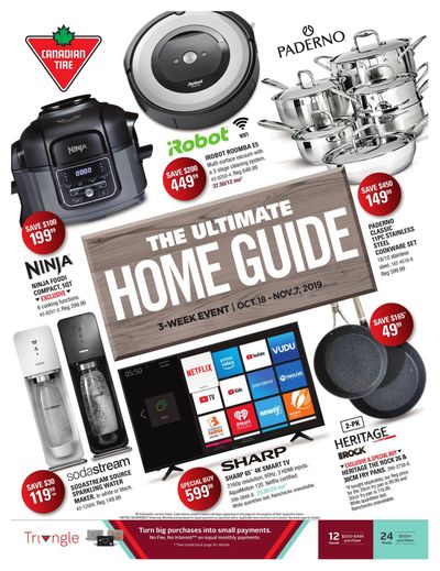 Canadian Tire The Ultimate Home Event Flyer October 18 to November 7