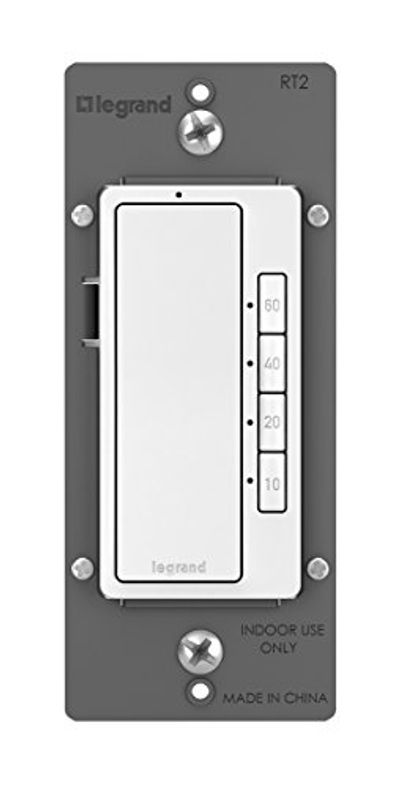 Legrand Radiant Digital Light Switch Countdown Timer, Decorator Rocker Wall Switch, 4-Button, RT2WCCV4 $29.95 (Reg $33.99)