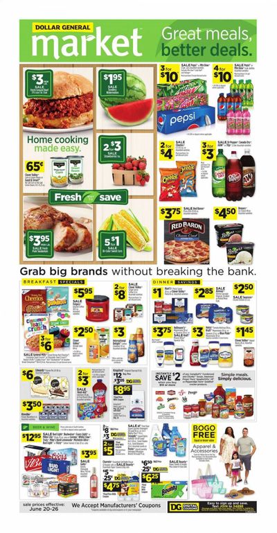 Dollar General (SC) Weekly Ad Flyer June 20 to June 26