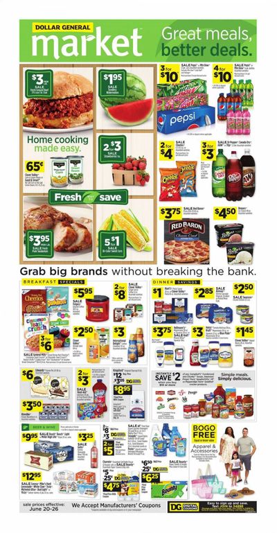 Dollar General (FL) Weekly Ad Flyer June 20 to June 26