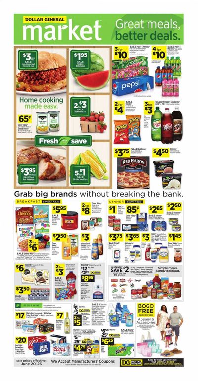 Dollar General (OH) Weekly Ad Flyer June 20 to June 26