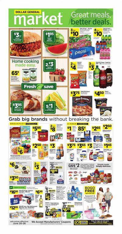 Dollar General (AL) Weekly Ad Flyer June 20 to June 26