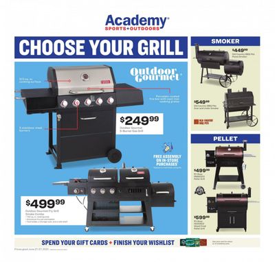 Academy Sports (AL, AR, GA, LA, MO, NC, SC, TN, TX) Weekly Ad Flyer June 21 to June 27