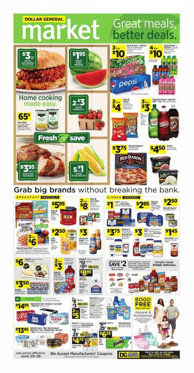 Dollar General (TN) Weekly Ad Flyer June 20 to June 26