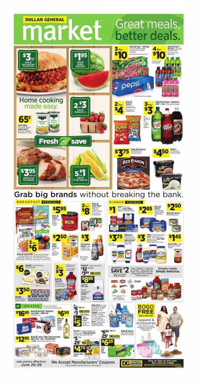 Dollar General (AL) Weekly Ad Flyer June 20 to June 26