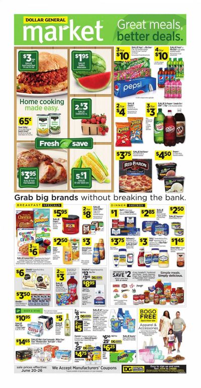 Dollar General (GA) Weekly Ad Flyer June 20 to June 26