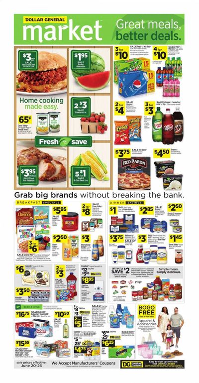 Dollar General (LA) Weekly Ad Flyer June 20 to June 26