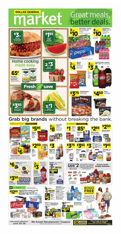 Dollar General (MS) Weekly Ad Flyer June 20 to June 26