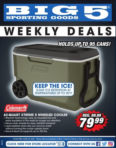 Big 5 (AZ, CA, CO, ID, NM, OR, UT, WA) Weekly Ad Flyer June 21 to June 26