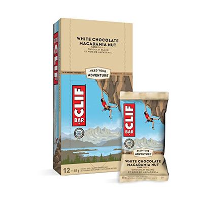 CLIF BAR - Energy Bars - White Chocolate Macadamia Flavour - (68 Gram Protein Bars, 12 Count) $9.99 (Reg $11.97)