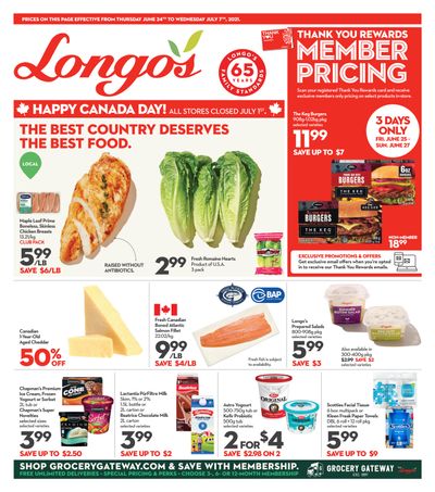 Longo's (Ancaster & Liberty Village) Flyer June 24 to July 7