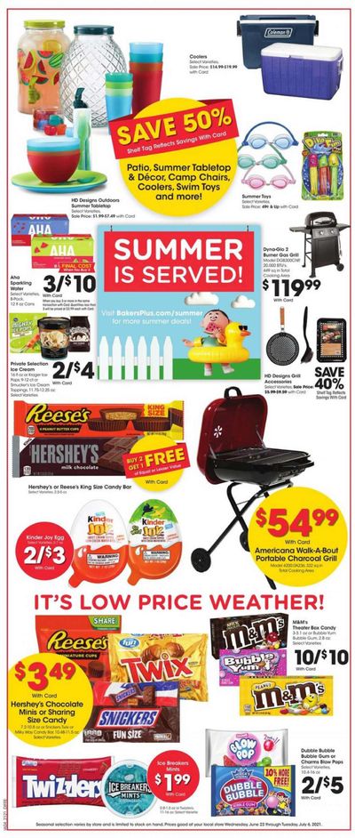 Baker's (NE) Weekly Ad Flyer June 23 to July 6