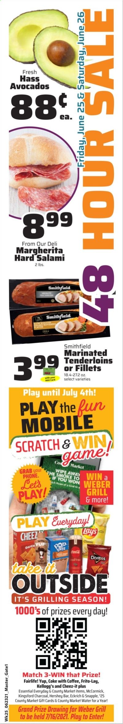 County Market (IL, IN, MO) Weekly Ad Flyer June 25 to June 26
