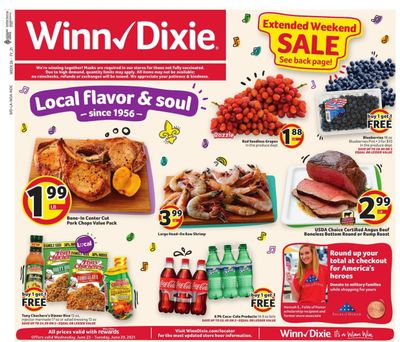 Winn Dixie (AL, FL, GA, LA) Weekly Ad Flyer June 23 to June 29