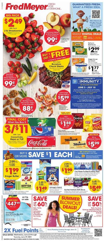 Fred Meyer (DC, DE, NJ, NY, PA, VA) Weekly Ad Flyer June 23 to June 29