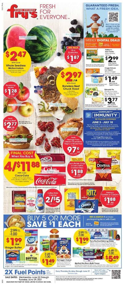 Fry’s (AZ) Weekly Ad Flyer June 23 to June 29