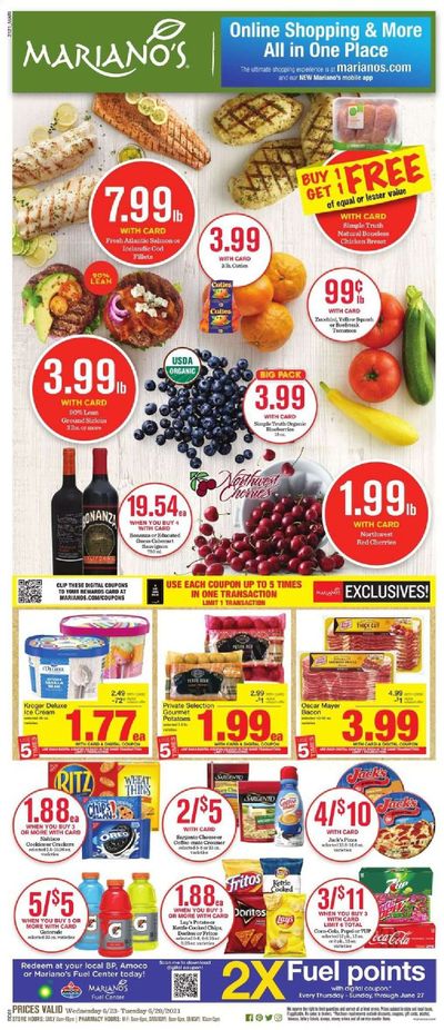 Mariano’s Weekly Ad Flyer June 23 to June 29