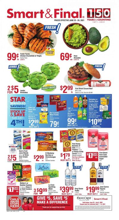 Smart & Final (AZ, CA) Weekly Ad Flyer June 23 to June 29