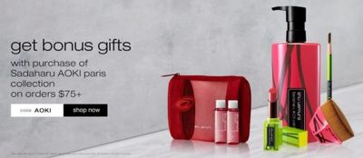 Shu Uemura Canada Deals: Save 40% OFF Last Chance Products + FREE Gift w/ Your Order $75 + More