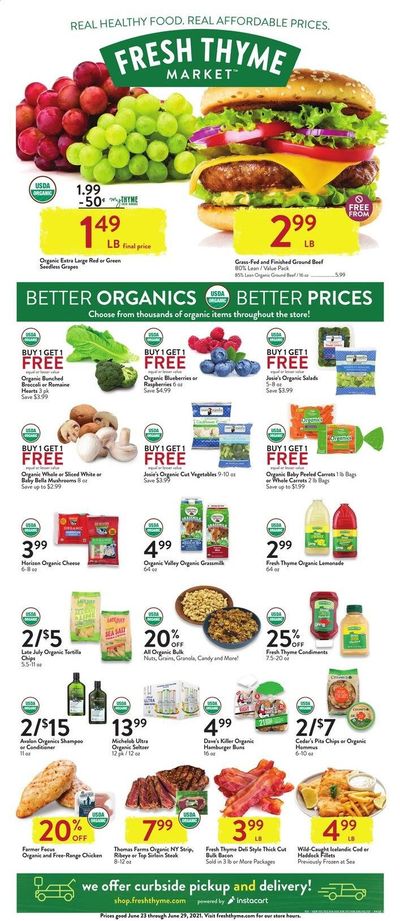 Fresh Thyme Weekly Ad Flyer June 23 to June 29