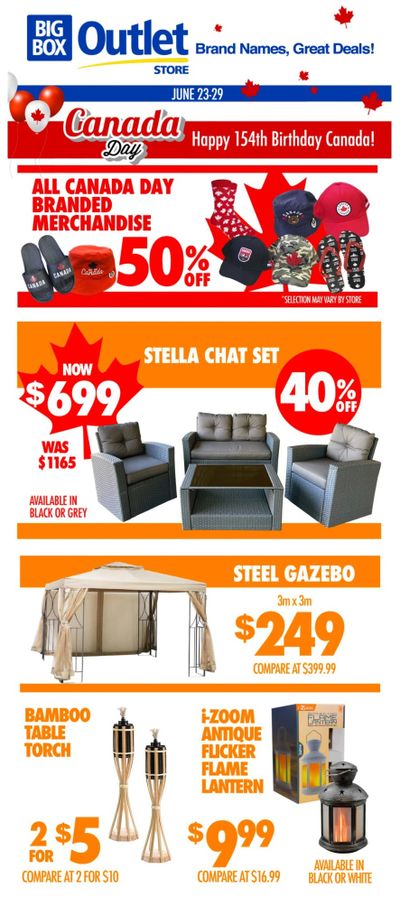 Big Box Outlet Store Flyer June 23 to 29