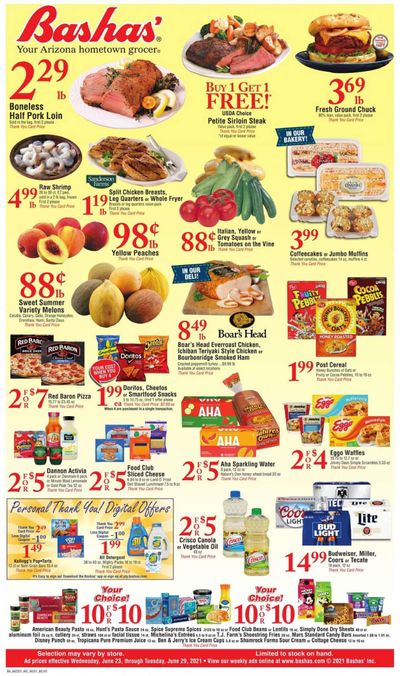 Bashas' (AZ) Weekly Ad Flyer June 23 to June 29