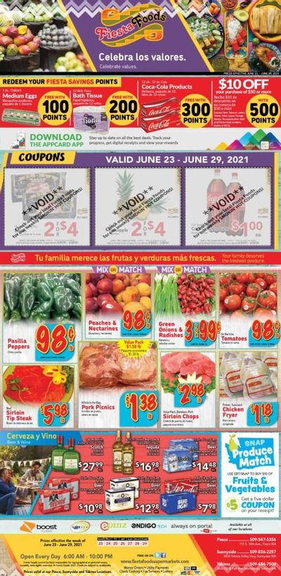 Fiesta Foods SuperMarkets (WA) Weekly Ad Flyer June 23 to June 29