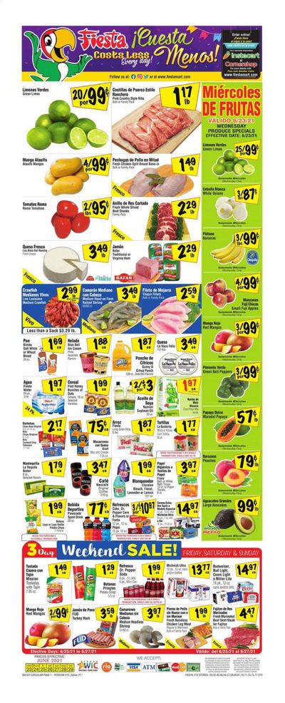 Fiesta Mart (TX) Weekly Ad Flyer June 23 to June 29