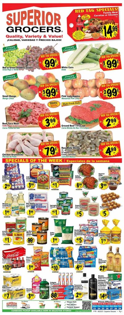 Superior Grocers (CA) Weekly Ad Flyer June 23 to June 29