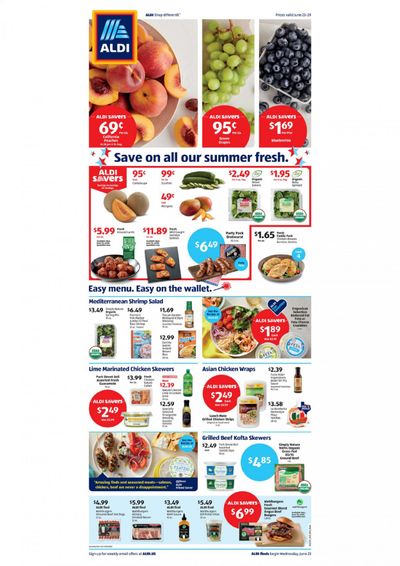 ALDI Weekly Ad Flyer June 23 to June 29