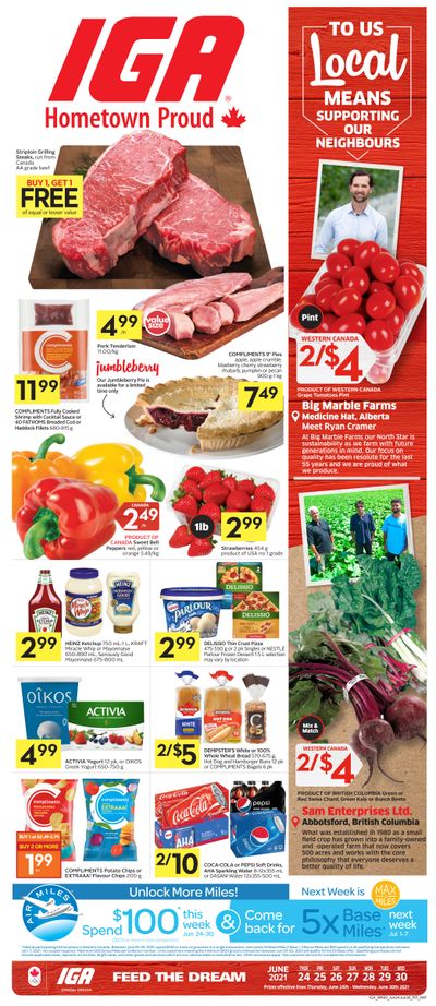 IGA (West) Flyer June 24 to 30