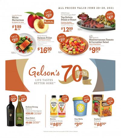 Gelson's (CA) Weekly Ad Flyer June 23 to June 29