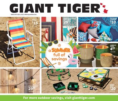 Giant Tiger A Summer Full of Savings Flyer June 23 to July 6