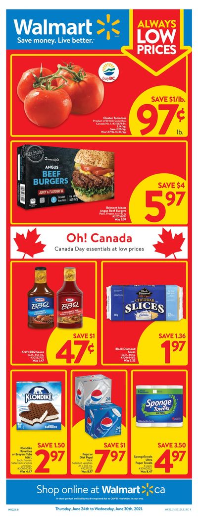 Walmart (West) Flyer June 24 to 30