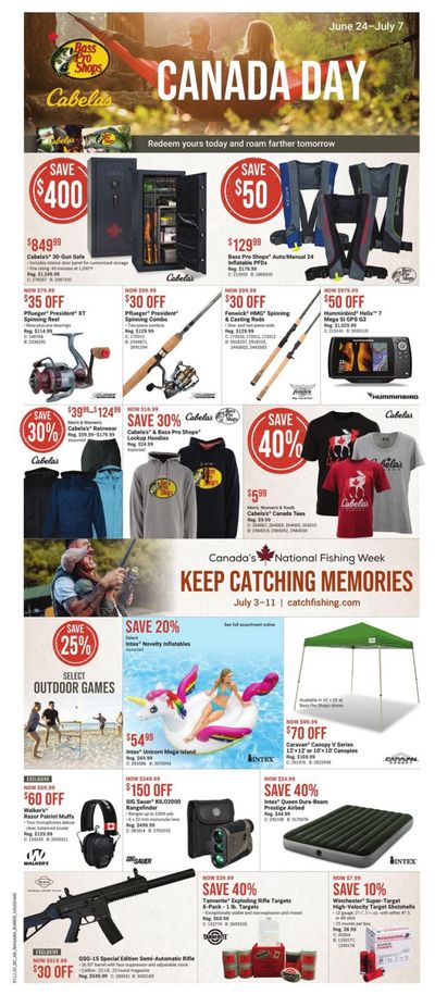 Bass Pro Shops Flyer June 24 to July 7