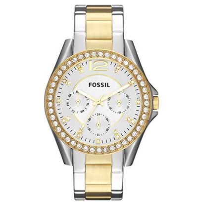 Fossil Women's ES3204 Riley Analog Display Analog Quartz Gold Watch $76.97 (Reg $112.90)
