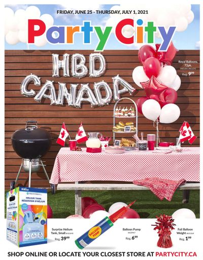 Party City Flyer June 25 to July 1