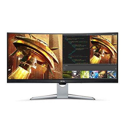 BenQ EX3501R 21:9 Ultrawide Curved QHD Monitor | 34 inch Class (35 Inch) | HDR (3440 X 1440) | Eye-Care Tech | 100 Hz Refresh Rate and FreeSync for Gaming $708.98 (Reg $899.99)